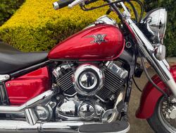 2010 Yamaha XVS650A V-STAR CLASSIC Red
