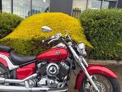 2010 Yamaha XVS650A V-STAR CLASSIC Red