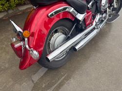 2010 Yamaha XVS650A V-STAR CLASSIC Red