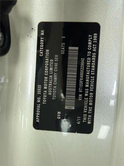 2011 Toyota Camry Hybrid