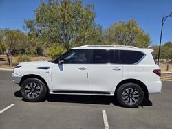 2020 Nissan Patrol Ti-L Y62 Series 5 MY20 4X4 Dual Range Moonstone White