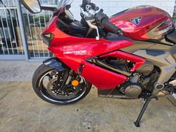 2024 Triumph DAYTONA 660 White