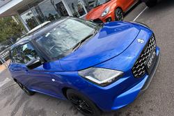 2025 Suzuki Swift Hybrid UZ Frontier Blue/Black (E6L)
