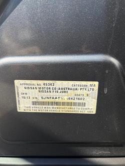 2013 Nissan JUKE ST-S F15 MY14 Gun Metallic