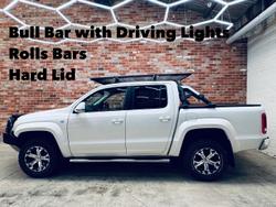 2014 Volkswagen Amarok TDI420 Highline 2H MY14 4X4 Constant Candy White