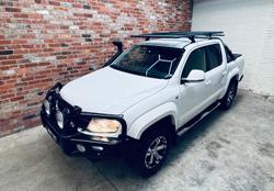 2014 Volkswagen Amarok TDI420 Highline 2H MY14 4X4 Constant Candy White