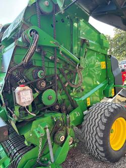 0 John Deere V451m Round Baler Knives 13,399 Bales Green