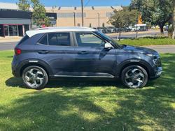 2019 Hyundai Venue Elite QX MY20 The Denim & Chalk White Roof