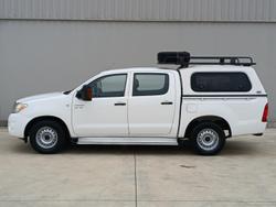2008 Toyota Hilux SR GGN15R MY08 4x2 Glacier White