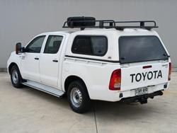 2008 Toyota Hilux SR GGN15R MY08 4x2 Glacier White