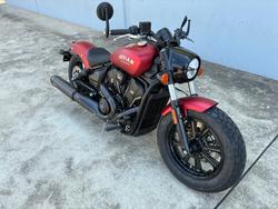 2025 Indian 2025 Indian 1250CC Scout Bobber Limited + Tech Sunset Red Smoke