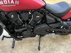 2025 Indian 2025 Indian 1250CC Scout Bobber Limited + Tech Sunset Red Smoke