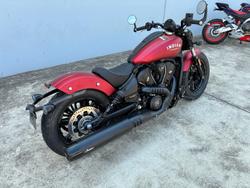 2025 Indian 2025 Indian 1250CC Scout Bobber Limited + Tech Sunset Red Smoke