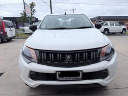 2018 Mitsubishi Triton GLX MQ MY18 4X4 Dual Range White