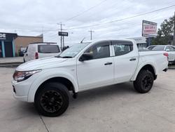 2018 Mitsubishi Triton GLX MQ MY18 4X4 Dual Range White