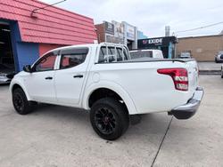 2018 Mitsubishi Triton GLX MQ MY18 4X4 Dual Range White