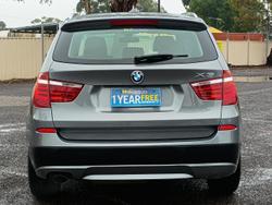 2012 BMW X3 xDrive20d F25 MY12 4X4 Constant Space Grey