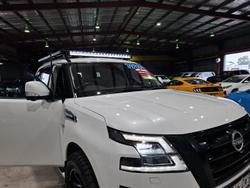 2022 Nissan Patrol Ti Y62 MY22 4X4 Dual Range Moonstone White