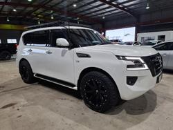 2022 Nissan Patrol Ti Y62 MY22 4X4 Dual Range Moonstone White