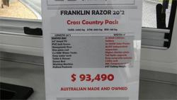 2026 Franklin Razor Cross Counrty