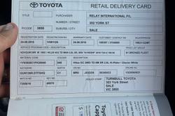 2015 Toyota Hilux SR Hi-Rider