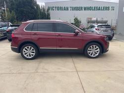2017 Volkswagen Tiguan 162TSI Highline 5N MY17 Four Wheel Drive Ruby Red