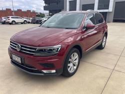 2017 Volkswagen Tiguan 162TSI Highline 5N MY17 Four Wheel Drive Ruby Red