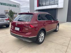 2017 Volkswagen Tiguan 162TSI Highline 5N MY17 Four Wheel Drive Ruby Red