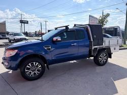 2013 Ford Ranger XLT PX 4X4 Dual Range Aurora Blue