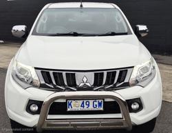 2017 Mitsubishi Triton GLS MQ MY17 4X4 Dual Range White