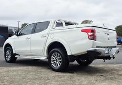2017 Mitsubishi Triton GLS MQ MY17 4X4 Dual Range White