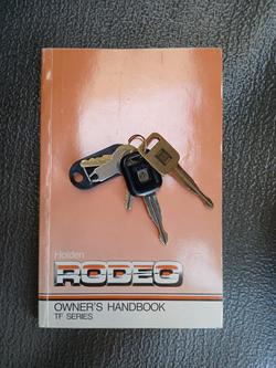 1992 Holden Rodeo DLX TF White