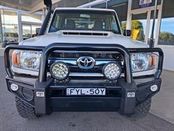 2020 Toyota Landcruiser GXL VDJ79R 4X4 Dual Range French Vanilla