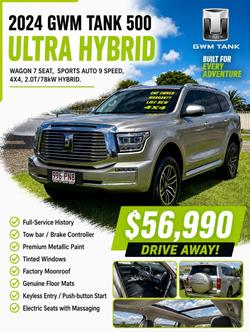 2024 GWM Tank 500 Ultra Hybrid