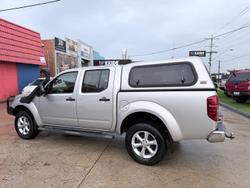 2013 Nissan Navara ST D40 Series 6 4X4 Dual Range Silver Lightning