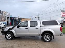 2013 Nissan Navara ST D40 Series 6 4X4 Dual Range Silver Lightning