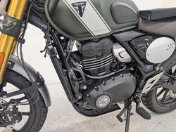 2025 Triumph 2025 Triumph 400CC SCRAMBLER 400 MATT KHAKI GREEN