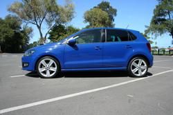 2013 Volkswagen Polo 77TSI Comfortline 6R MY14 Ocean Blue