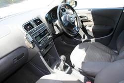 2013 Volkswagen Polo 77TSI Comfortline 6R MY14 Ocean Blue