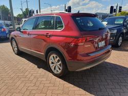 2018 Volkswagen Tiguan 132TSI Comfortline 5N MY18 Four Wheel Drive Ruby Red