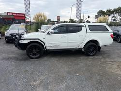 2014 MITSUBISHI TRITON GLX-R (4x4) MN MY15 WHITE