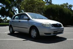 2002 Toyota Corolla Ascent ZZE122R MY03 Sterling Silver