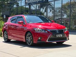 2015 Lexus CT 200h F Sport ZWA10R Caliente