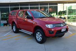 2015 Mitsubishi Triton GLX MN MY15 4X4 Dual Range Red
