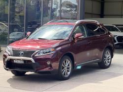 2012 Lexus RX 450h Sports Luxury GYL15R 4X4 On Demand Vermillion