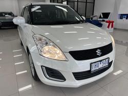 2016 Suzuki Swift GL FZ MY15 Snow White