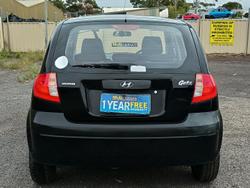 2008 Hyundai Getz S TB MY07 Ebony Black