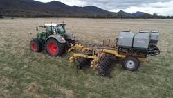 2016 SERAFIN ULTISOW 6M NARROW FOLD SINGLE DISC AIR SEEDER USED YELLOW