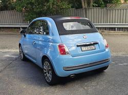 2014 Fiat 500C Lounge Series 3 Mediterranean Blue