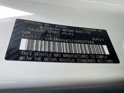 2017 Mitsubishi Pajero Sport GLX